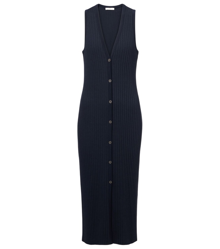 Photo: Vince Ribbed-knit midi dress