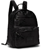 Versace Jeans Couture Black Coated Regalia Baroque Backpack