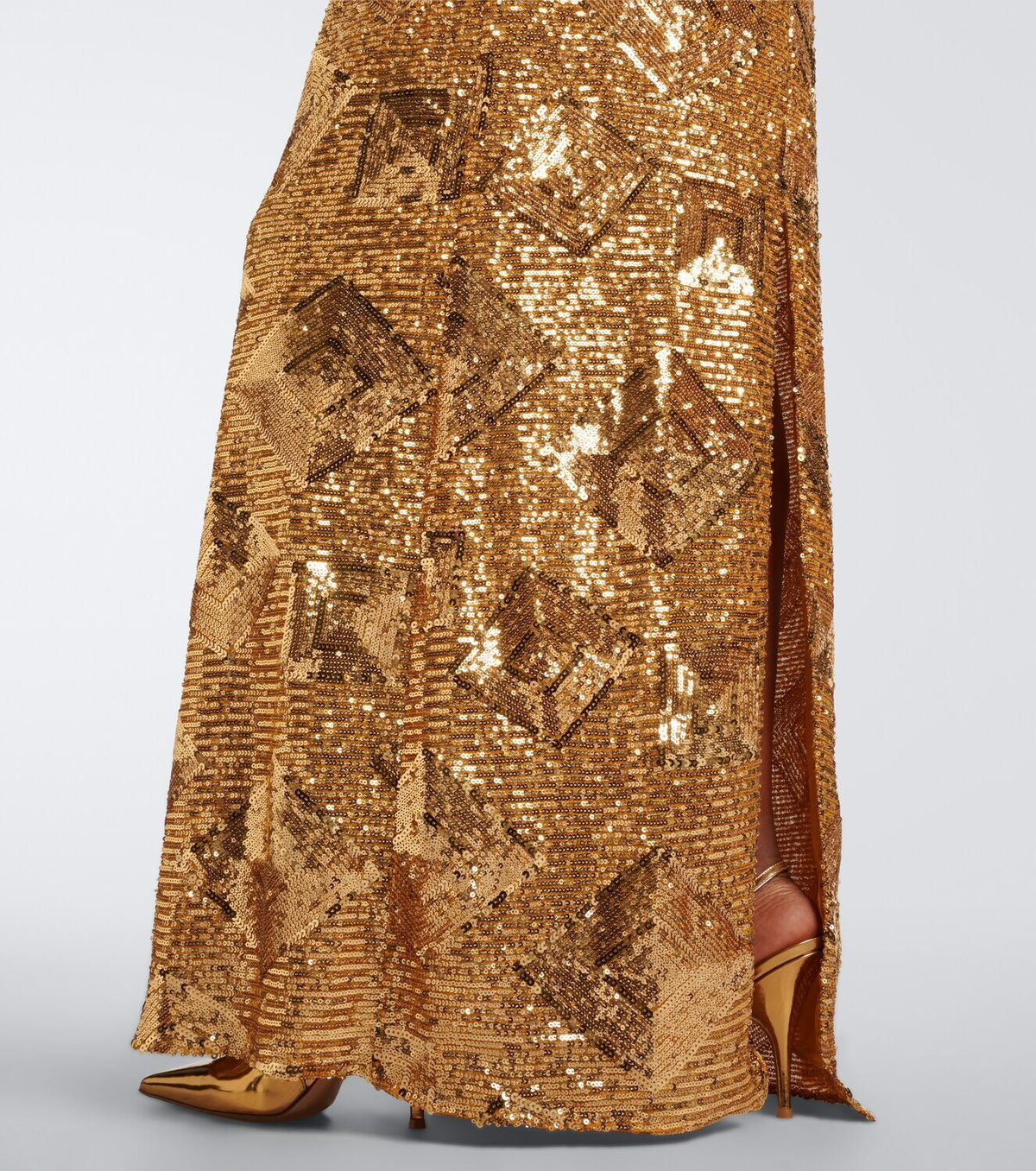 Taller Marmo Miami sequined gown