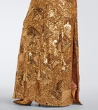 Taller Marmo Miami sequined gown