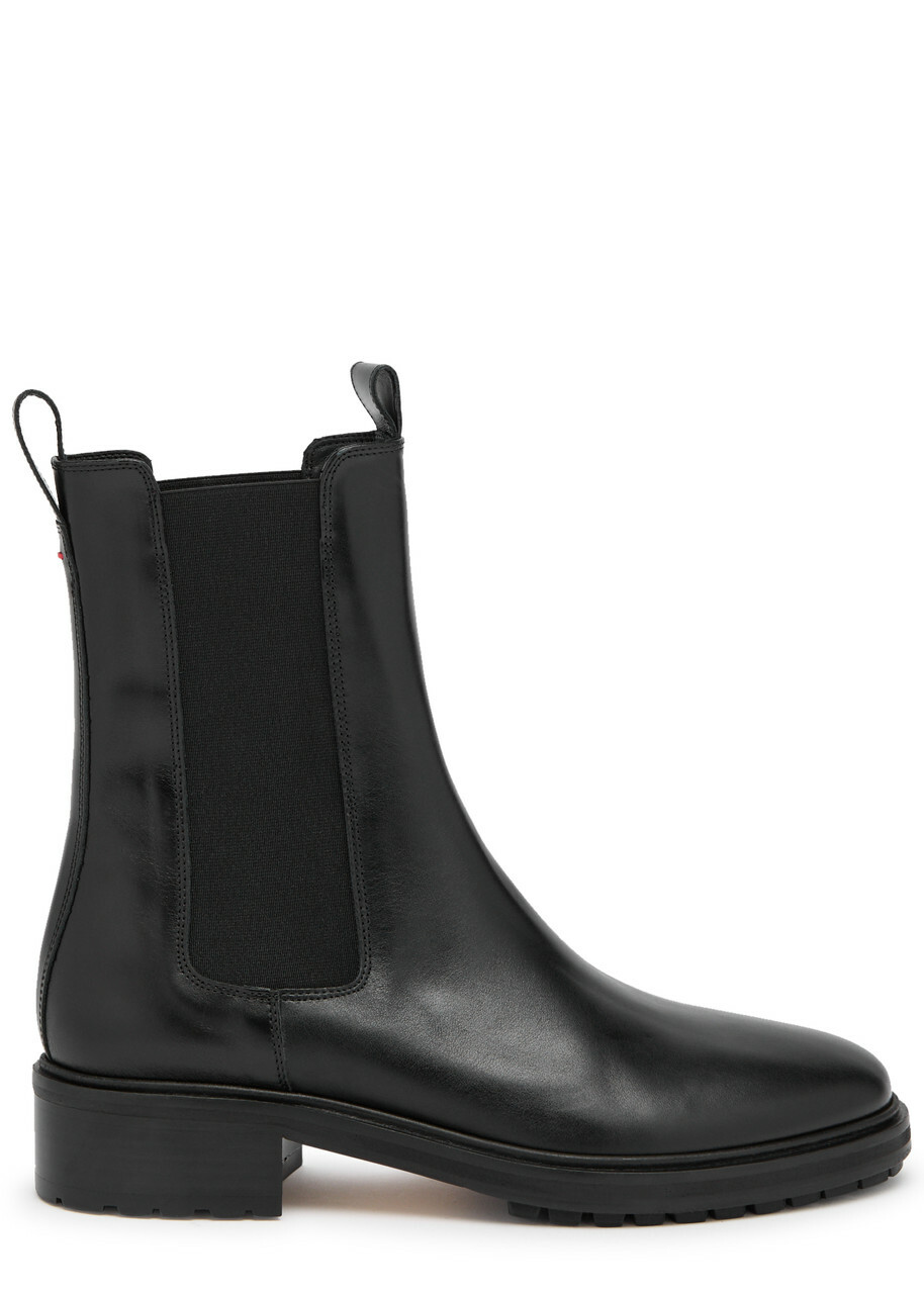 【関税込み】Aeyde ブラック Antonia チェルシーブーツ Aeyde Antonia Leather Chelsea Boots in Black | Lyst