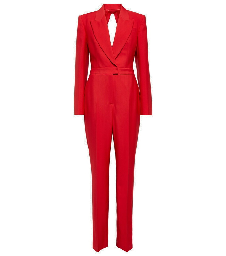 Photo: Alexander McQueen Cutout wool jumpsuit