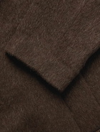 Séfr - Esco Brushed Wool-Blend Coat - Brown