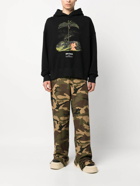 PALM ANGELS - Camouflage Print Cotton Trousers