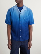 Blue Blue Japan - Camp-Collar Dégradé Woven Shirt - Blue
