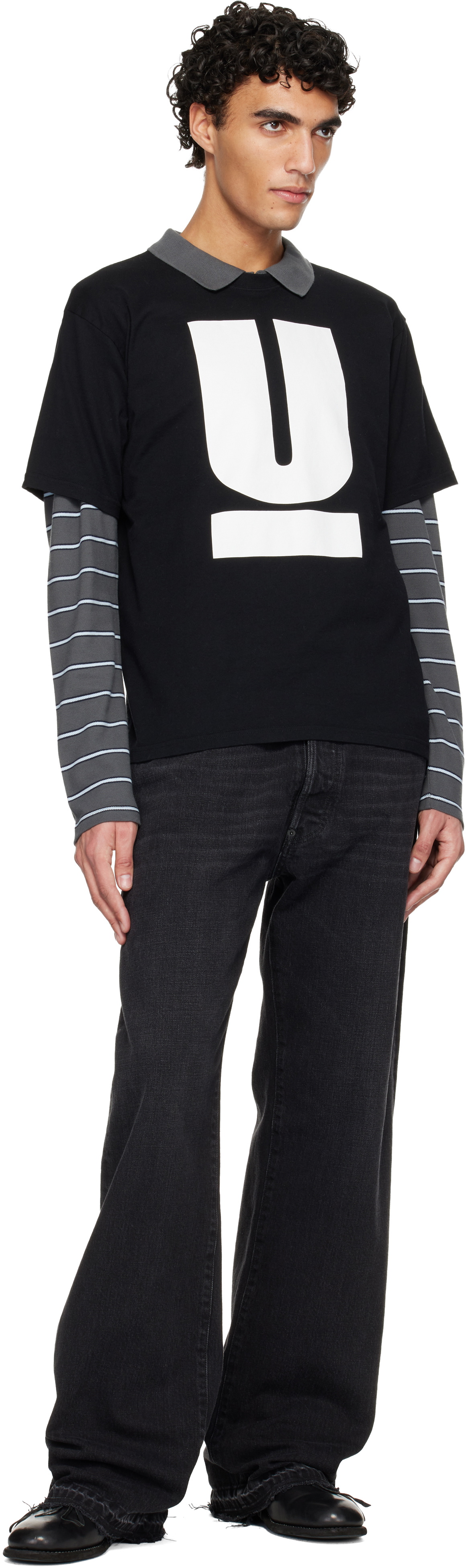 UNDERCOVER Black UB0D3801 T-shirt