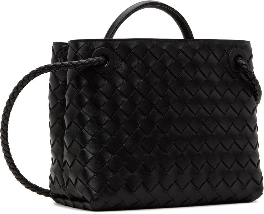 ショルダーバッグ BOTTEGA VENETA Black Leather Small Andiamo Crossbody Bag Bottega Veneta Black Small Andiamo Bag Bottega Veneta