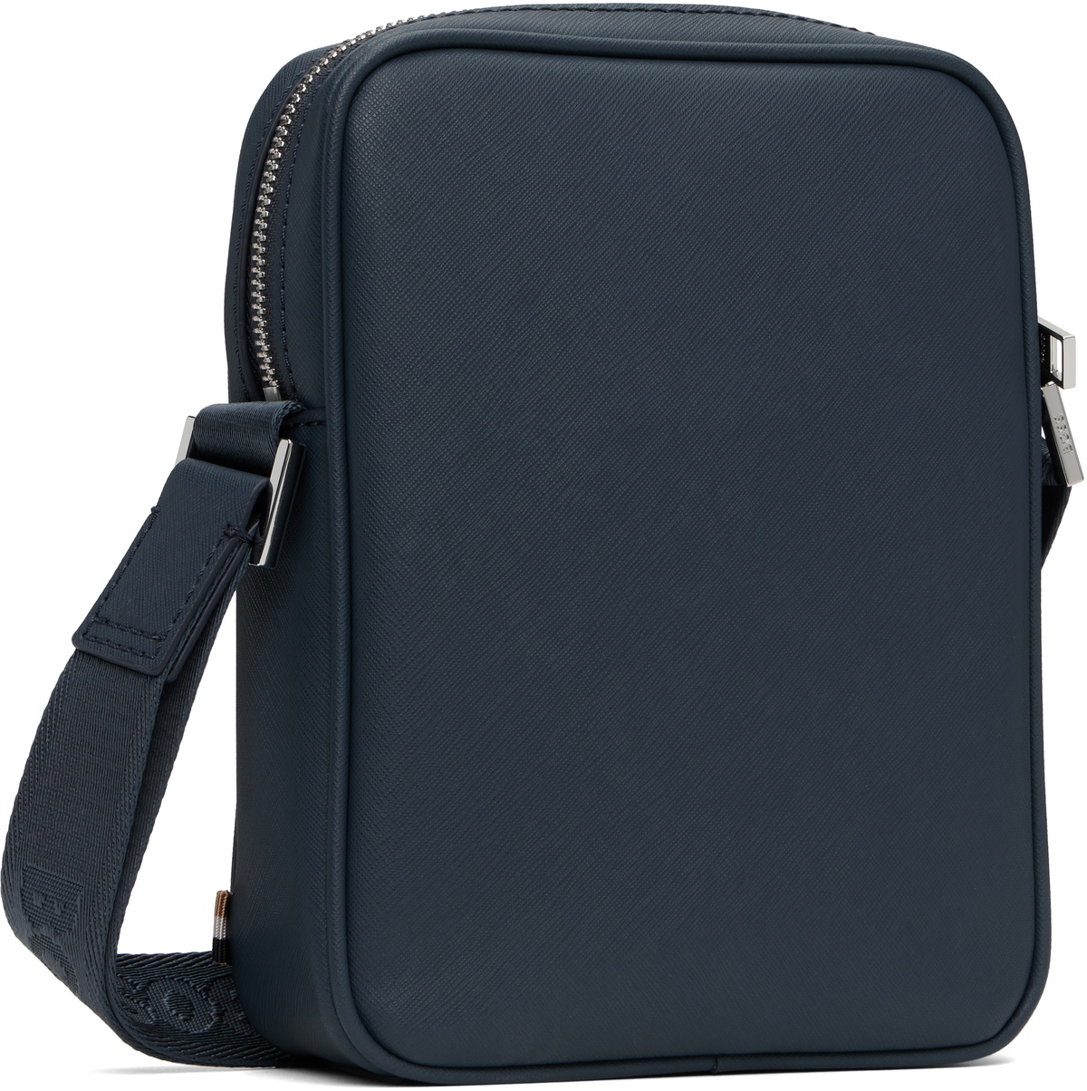 BOSS Navy Logo Reporter Bag BOSS