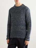Barena - Alpaca, Wool and Linen-Blend Sweater - Blue