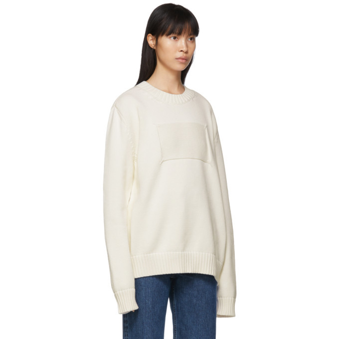 Maison Margiela Off-White Memory Of Label Sweater Maison Margiela