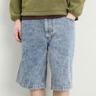 Polar Skate Co. Men's Big Boy Denim Shorts in Heavy Washed Blue