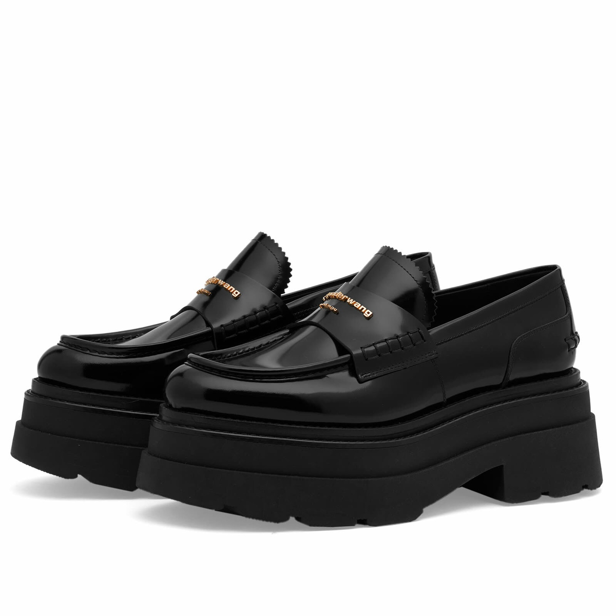 DIANTEのLogo platform loafer ブラック 22.5 DIANTEのLogo platform loafer ブラック 22.5