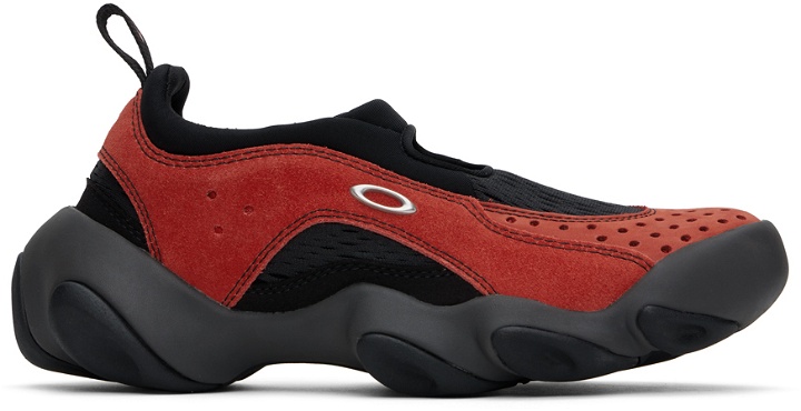 Photo: Oakley Factory Team Red & Black Flesh Sandals