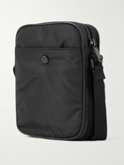SAINT LAURENT - City Mini Logo-Print Leather-Trimmed Shell Camera Bag
