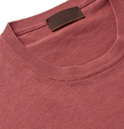 Altea - Slim-Fit Linen and Cotton-Blend Sweater - Red
