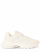 BALMAIN B-east Suede Low Sneakers