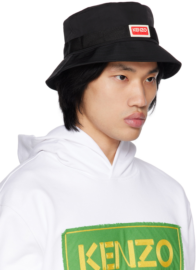 【送料&関税込】Kenzo Bucket Hat Kenzo Black Kenzo Paris Jungle Bucket Hat Kenzo