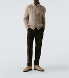 Loro Piana Verbier suede lace-up boots