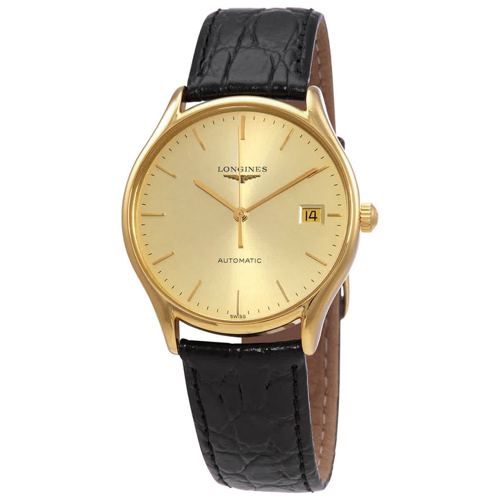 Photo: Longines Lyre Automatic Gold Dial Ladies Watch L4.860.2.32.2