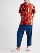 Go Barefoot - Convertible-Collar Printed Cotton-Blend Shirt - Multi