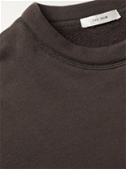 The Row - Derovere Organic Cotton-Jersey Sweatshirt - Brown