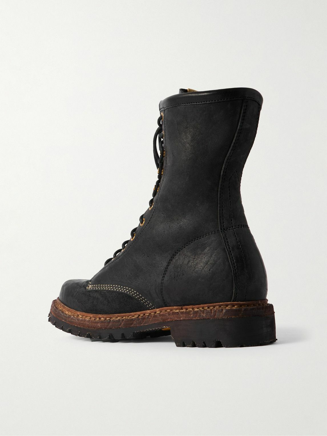 Visvim - Hi-Folk Scout Moc Leather Boots - Black Visvim