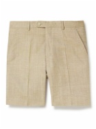 Mr P. - Straight-Leg Wool and Silk-Blend Bermuda Shorts - Neutrals