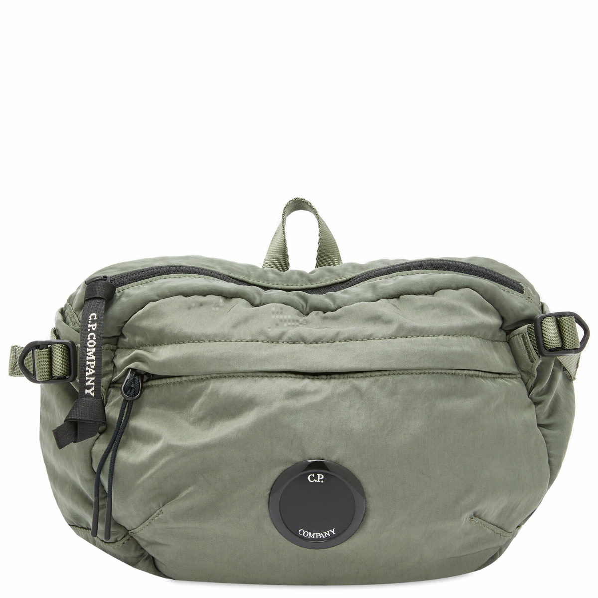 C.P. Company Men's Nylon B Crossbody Pack in Agave Green