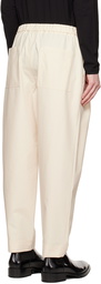 Jil Sander Beige Water-Repellent Trousers