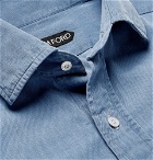 TOM FORD - Slim-Fit Denim Shirt - Blue