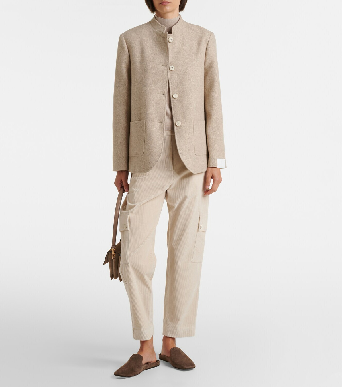 Eleventy Cotton corduroy tapered pants