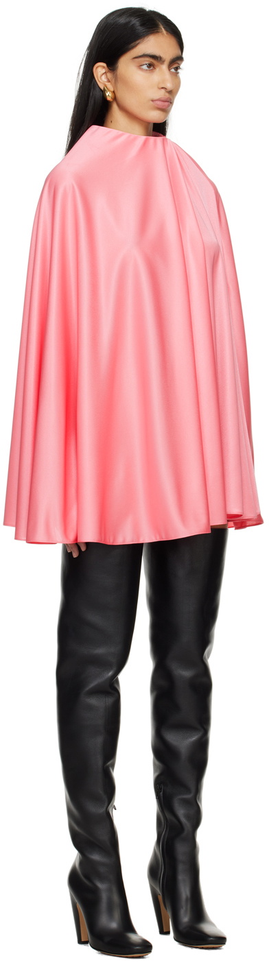 Marie Adam-Leenaerdt Pink Cape Blouse