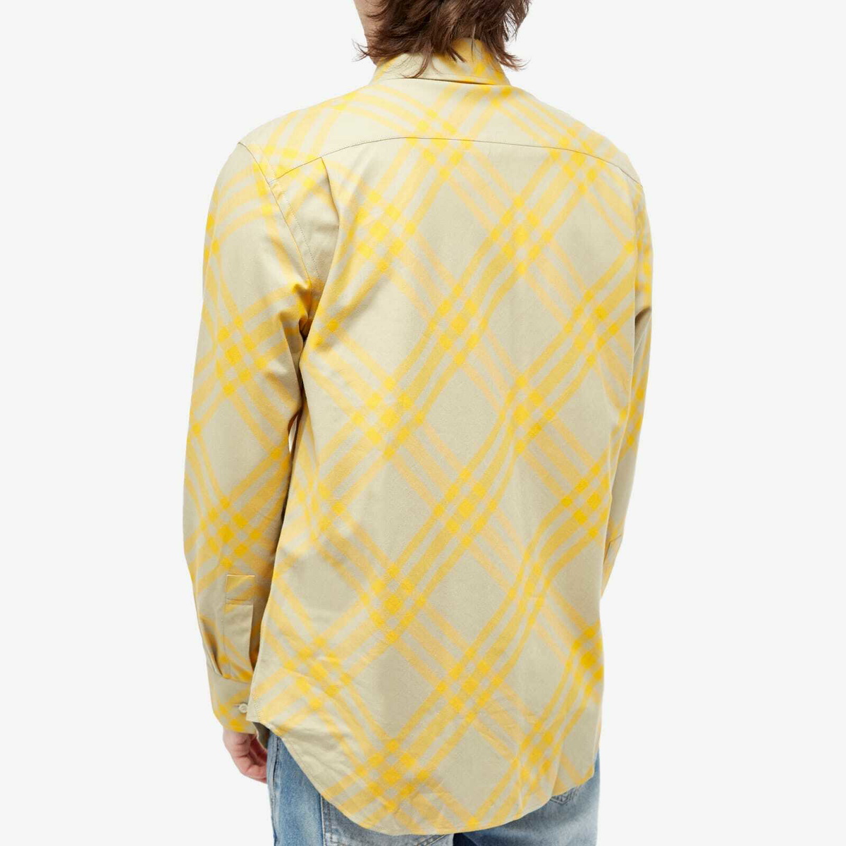 Burberry Men's Check Shirt in Knight Ip Check Burberry