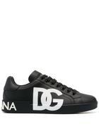 DOLCE & GABBANA - Portofino Leather Sneakers
