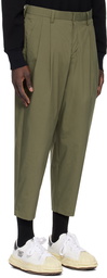 kolor Khaki Pleated Trousers