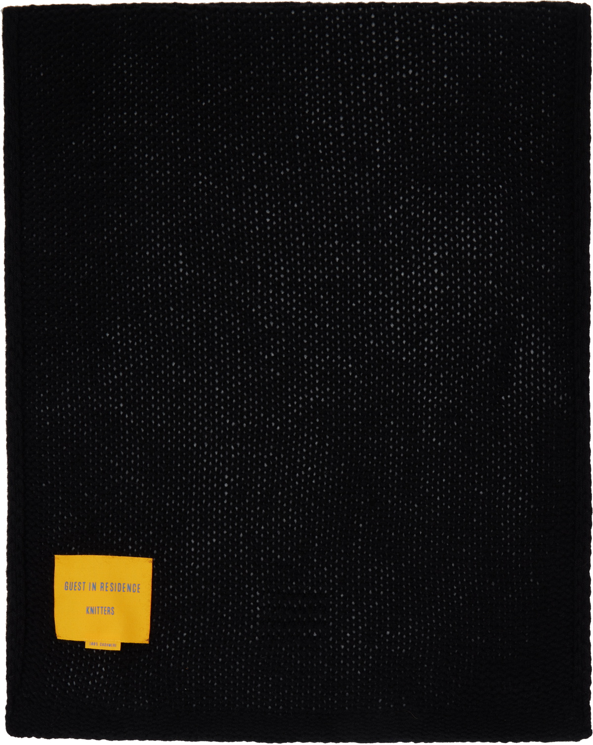 Guest in Residence Black 'The Blanket' Scarf