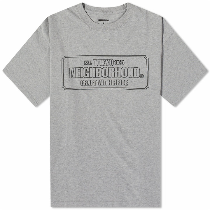 Photo: Neighborhood Men's SS-1 T-Shirt in Grey