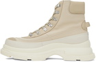 both Beige Gao Boots