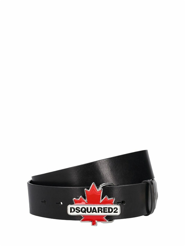Photo: DSQUARED2 - Logo Leather Belt