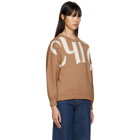 Chloe Pink Chloe Writing Crewneck Sweater