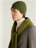 De Petrillo - Ribbed Merino Wool and Cashmere-Blend Beanie