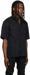Sacai Black Denim Shirt