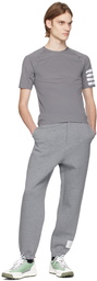 Thom Browne Gray Tech Lounge Pants