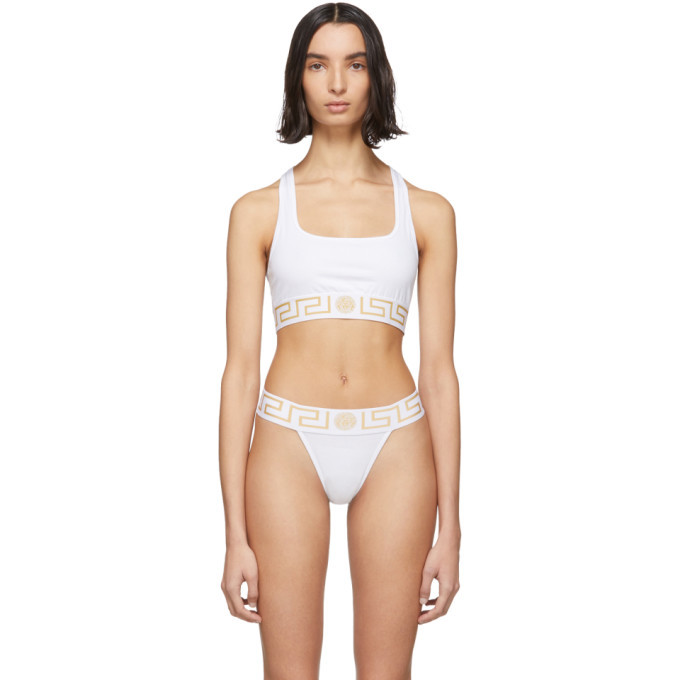 Photo: Versace Underwear White Medusa Bra