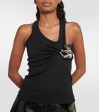 Coperni Emoji embellished cotton tank top