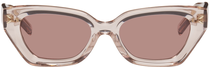 MCQ Pink Angular Sunglasses