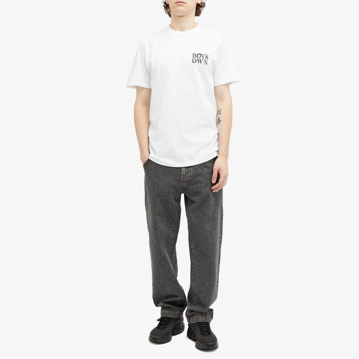 Boys Own Men's Barry Moon Cult Print T-Shirt in White