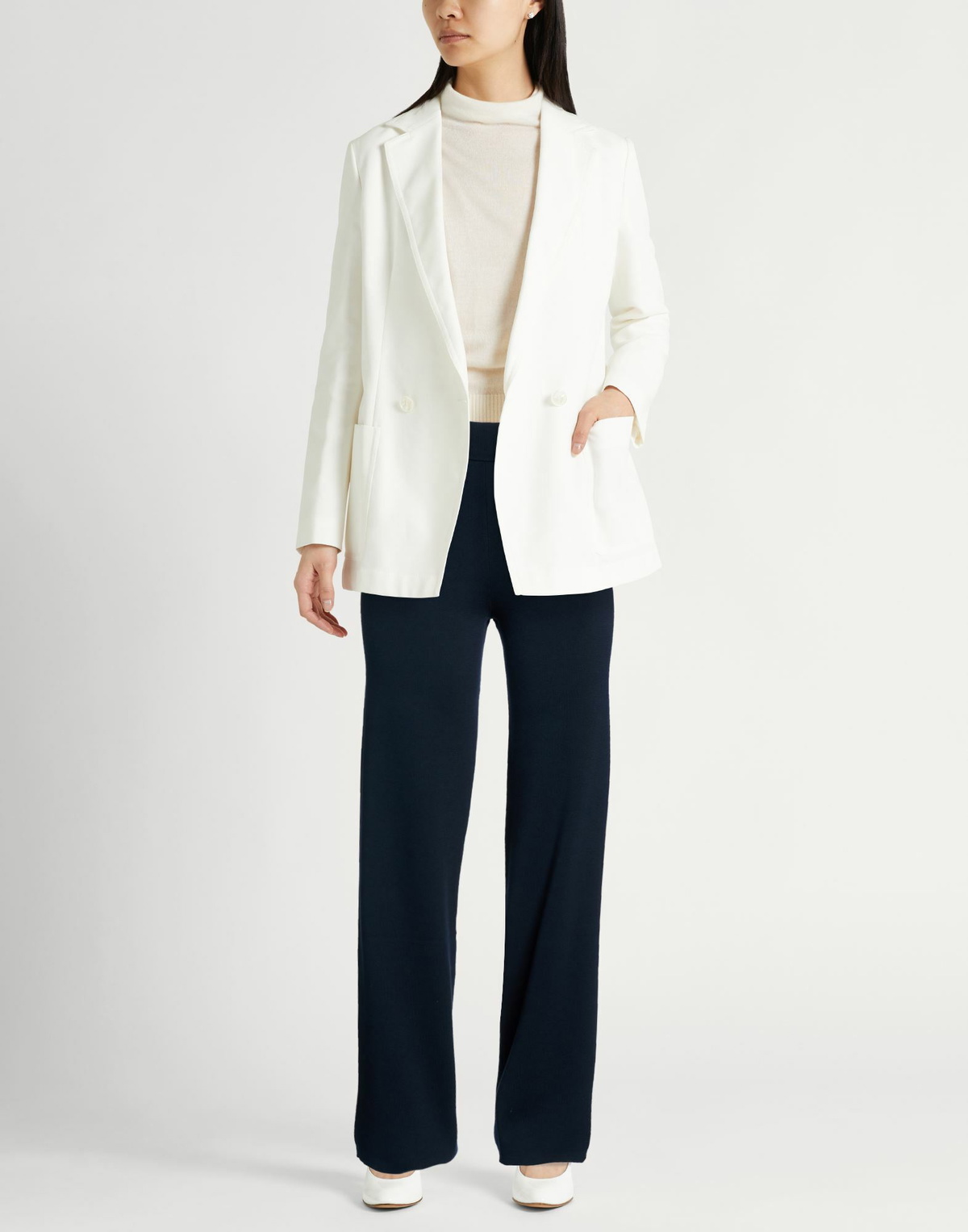 Peserico Womens Pants in Midnight blue
