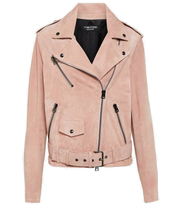 Photo: Tom Ford Suede biker jacket