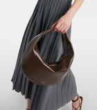 Khaite Olivia patent leather shoulder bag